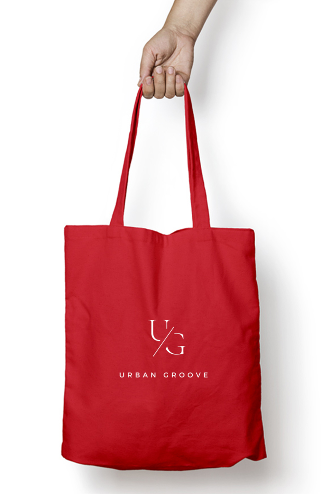 Urban Woman Tote Bag With Zipper Red