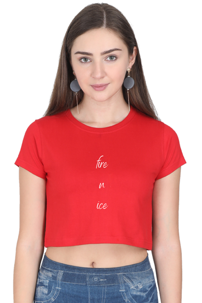 Fire N Ice Crop Top