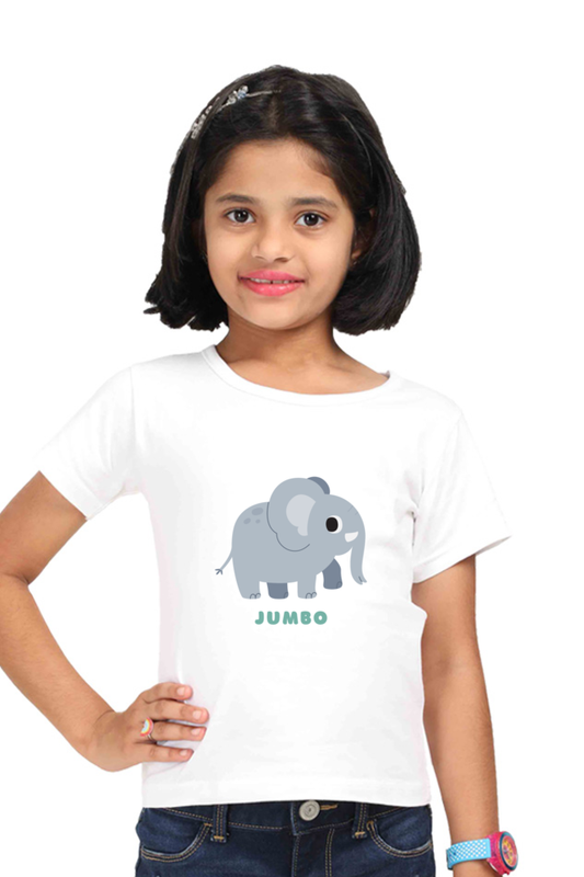 Girls Round Neck Jumbo