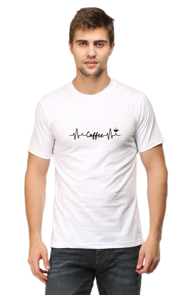 Coffee Is Lifeline Round Neck Classic T-Shirt