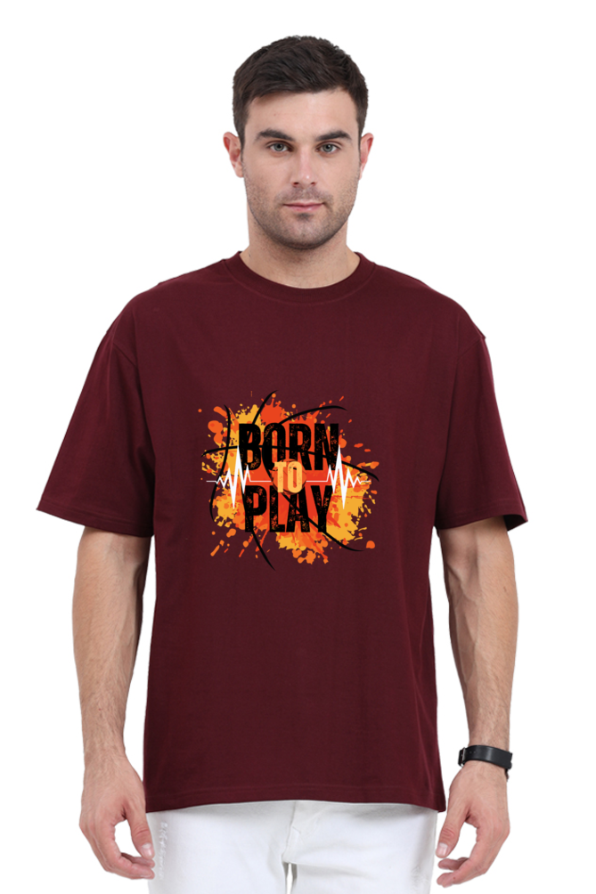 Born To Play Oversized Classic T-Shirt