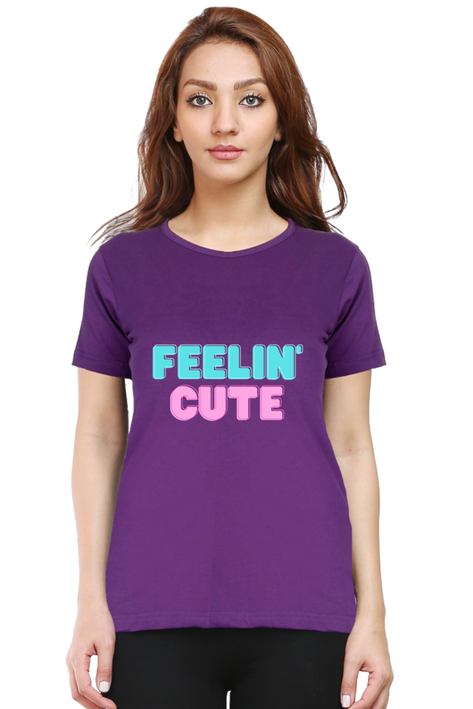 Feeling Cute Round Neck T-Shirt