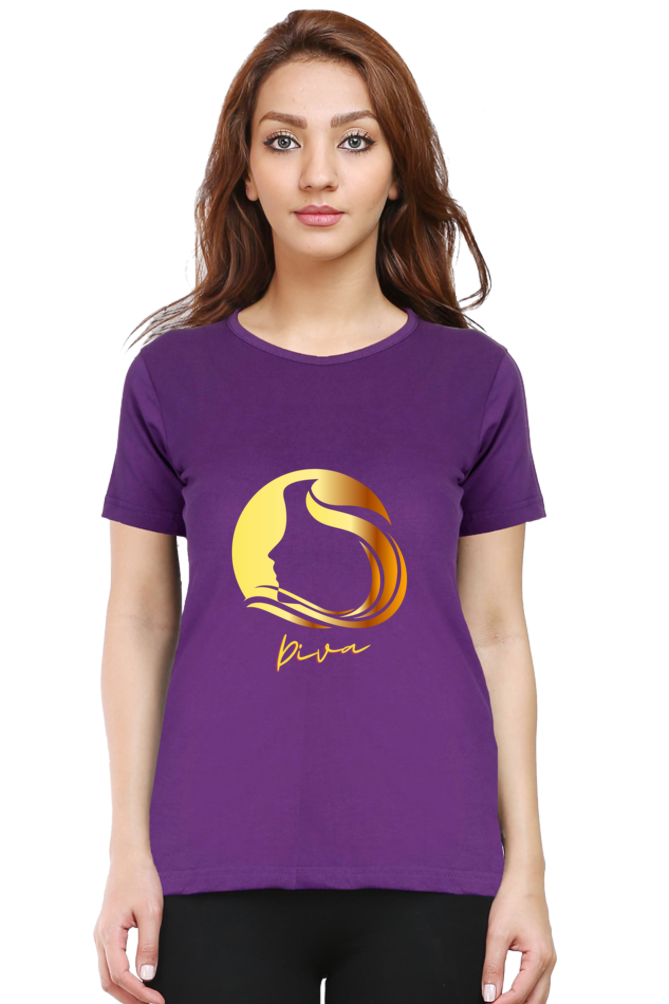 Diva Female Round Neck T-Shirt