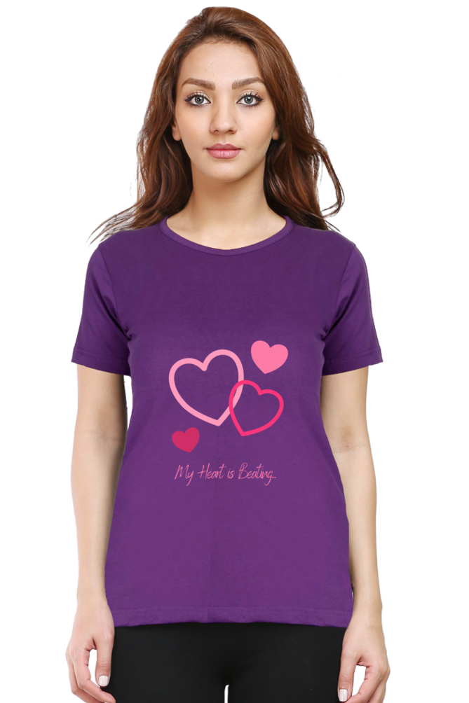 My Heart Is Beating Round Neck T-Shirt