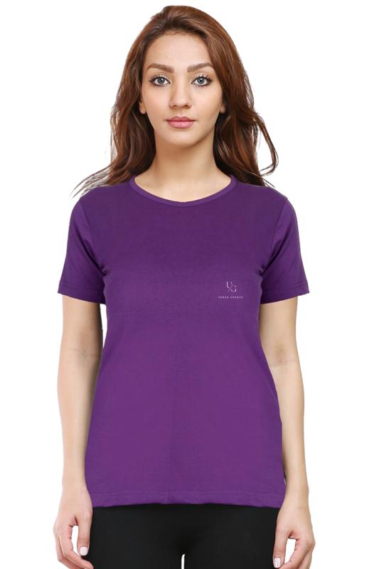 Round Neck Solids Purple