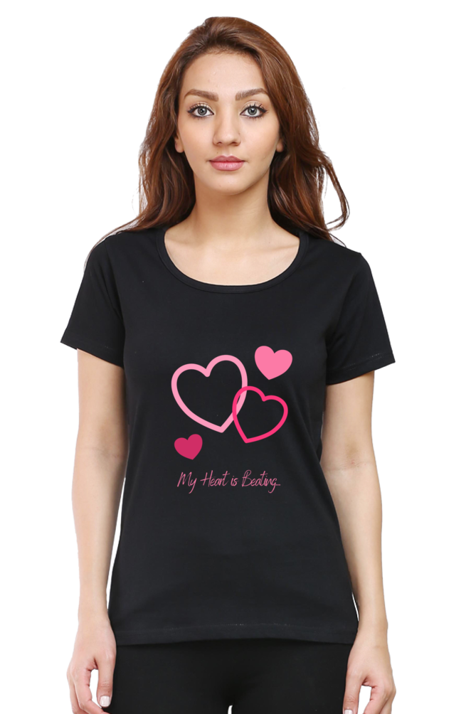 My Heart Is Beating Round Neck T-Shirt