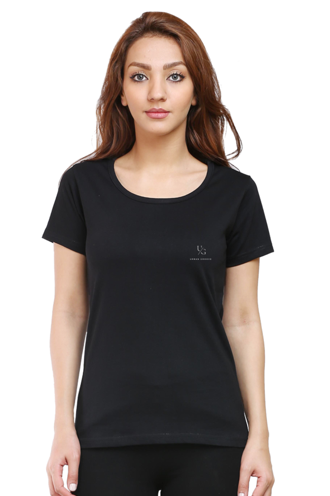 Round Neck Solid Black