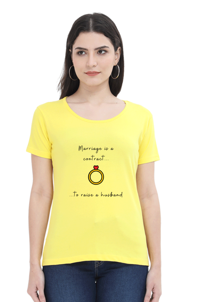 Raise A Husband Round Neck Classic T-Shirt