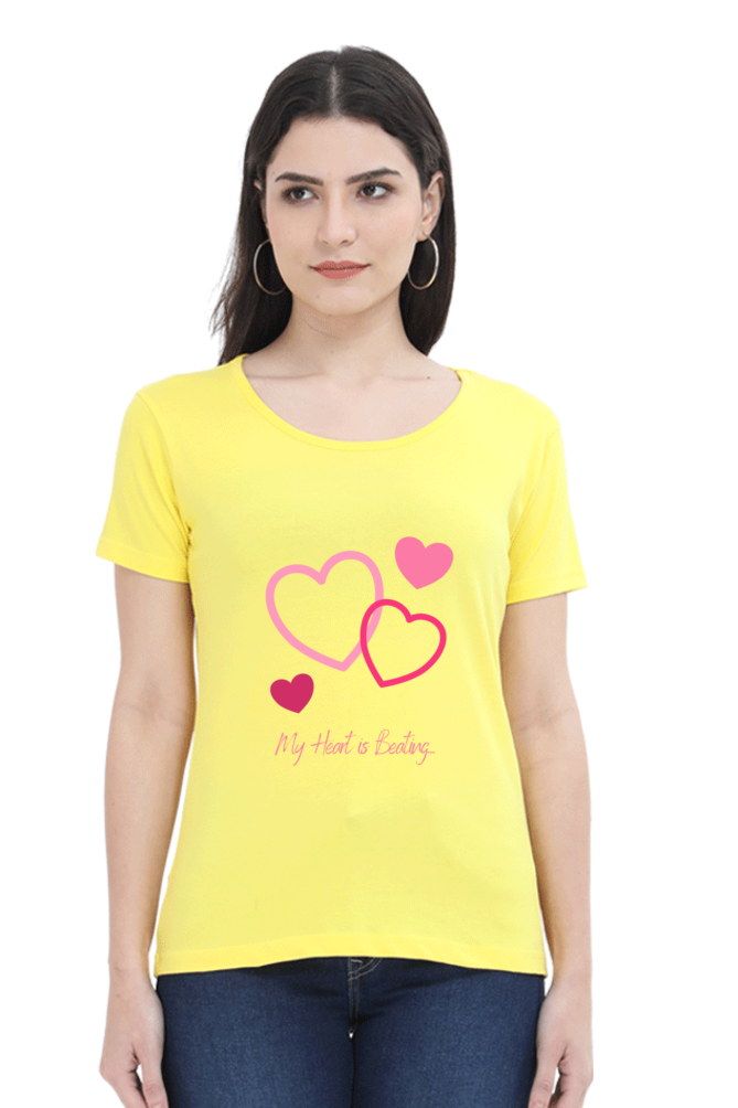 My Heart Is Beating Round Neck T-Shirt