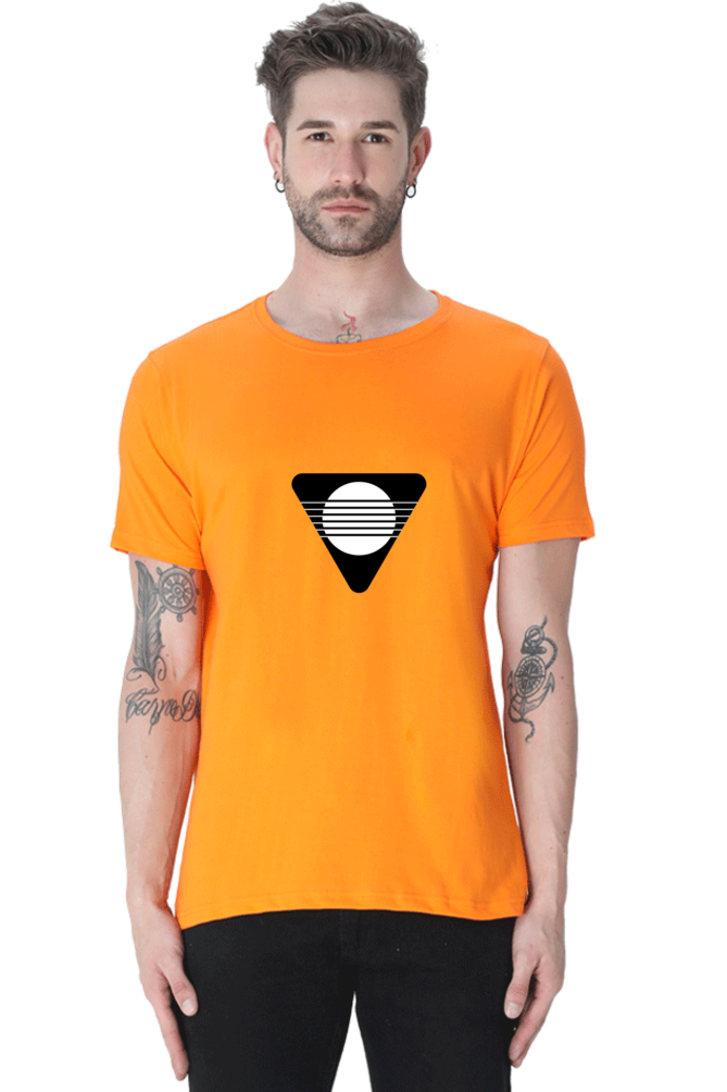 Triangle Round Neck Classic T-Shirt