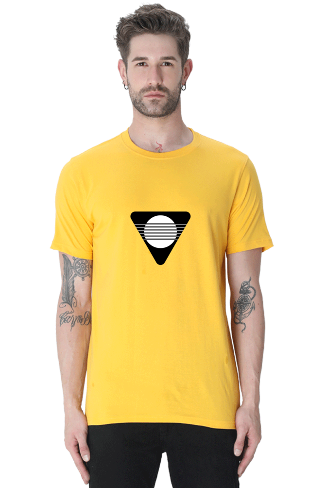 Triangle Round Neck Classic T-Shirt