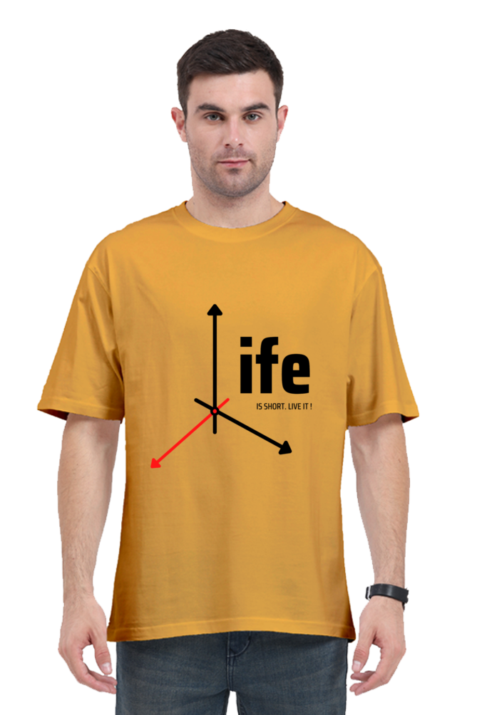 Life Is Short Oversized Classic T-Shirt