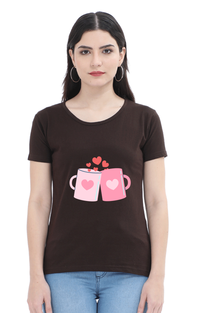 Love Mugs Round Neck T-Shirt