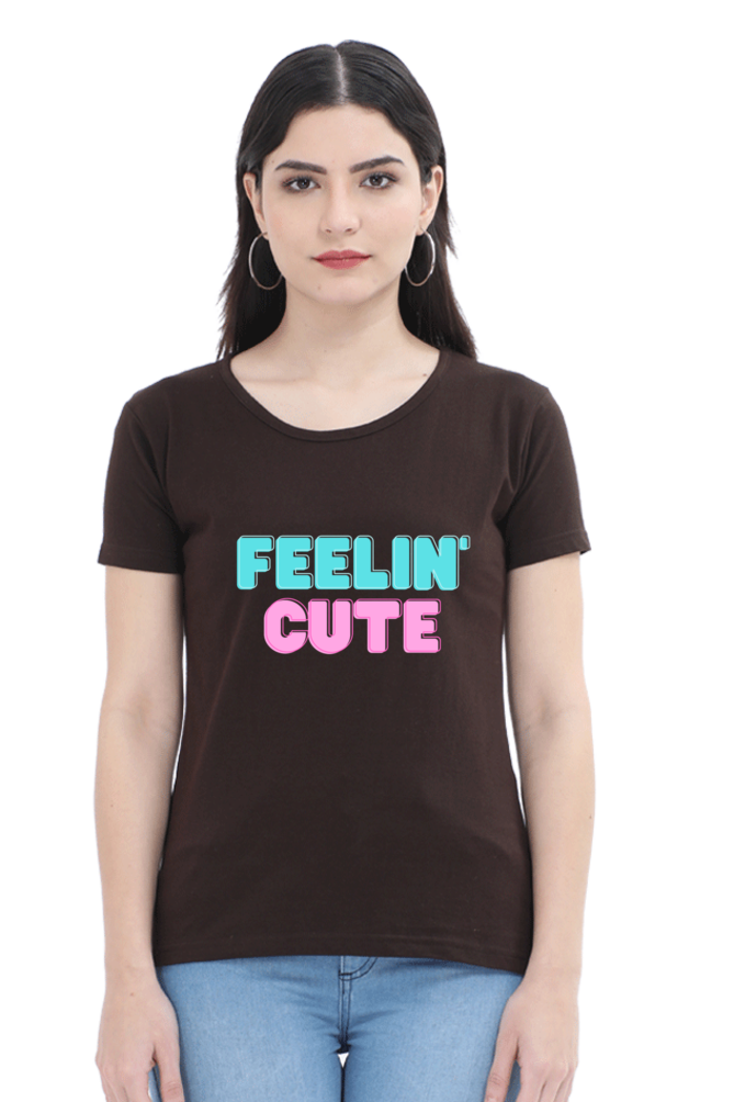 Feeling Cute Round Neck T-Shirt