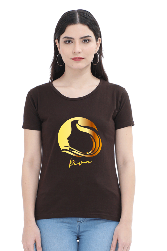 Diva Female Round Neck T-Shirt