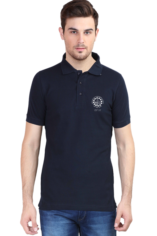 IIMK PGP08 Polo T-Shirt Navy Blue