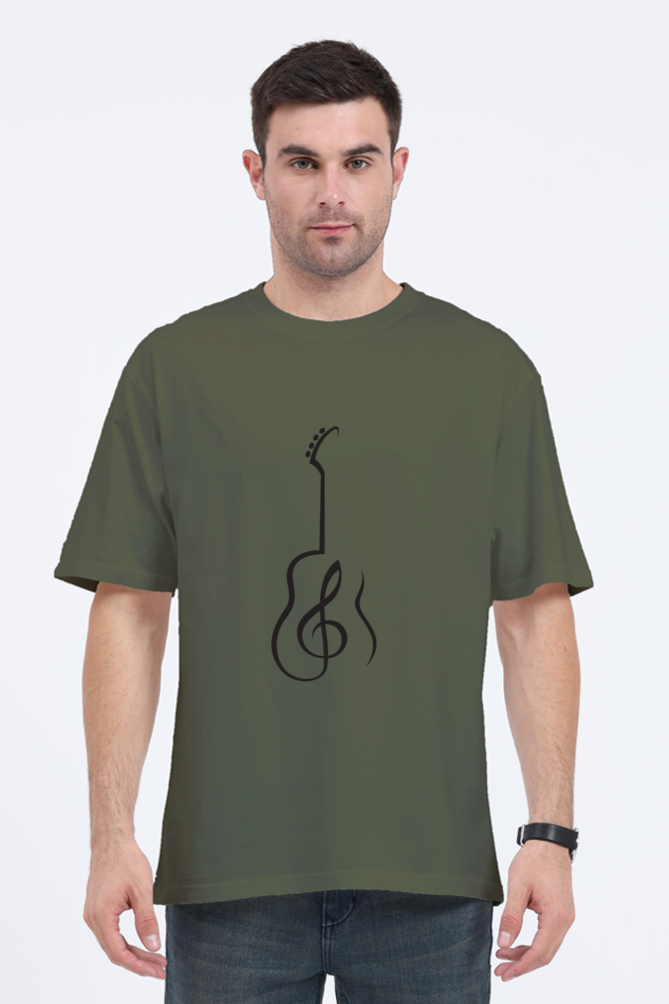 Guitar Oversized Classic T-Shirt