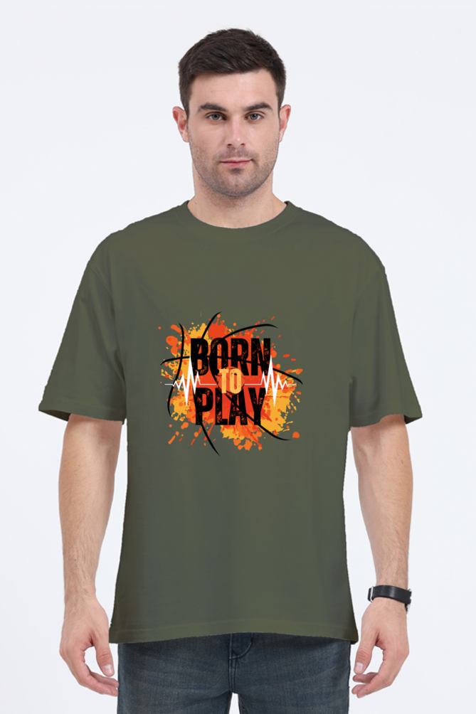 Born To Play Oversized Classic T-Shirt