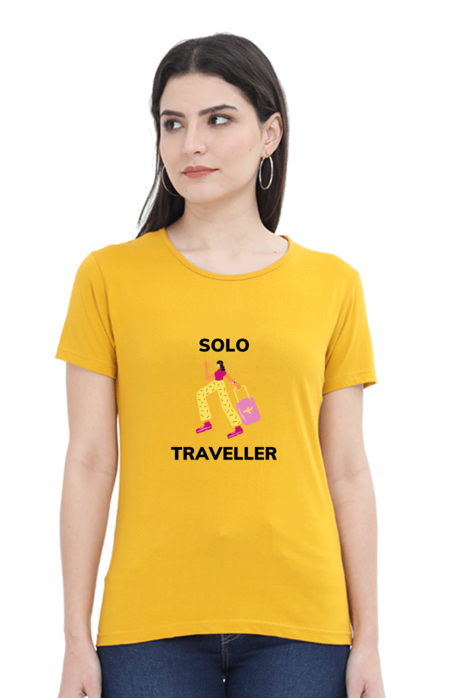 Solo Traveller Round Neck T-Shirt