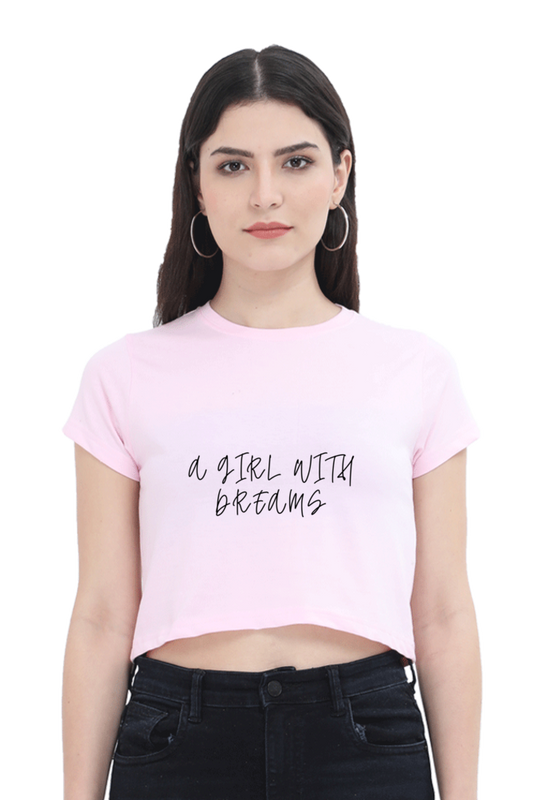 Girl With Dreams Crop Top