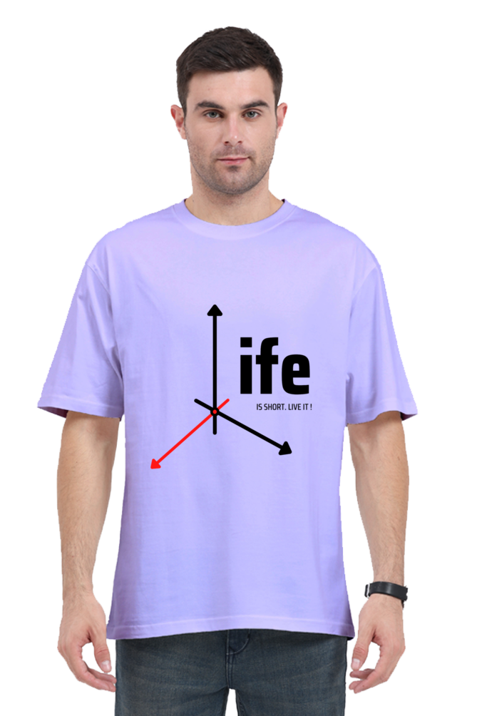 Life Is Short Oversized Classic T-Shirt