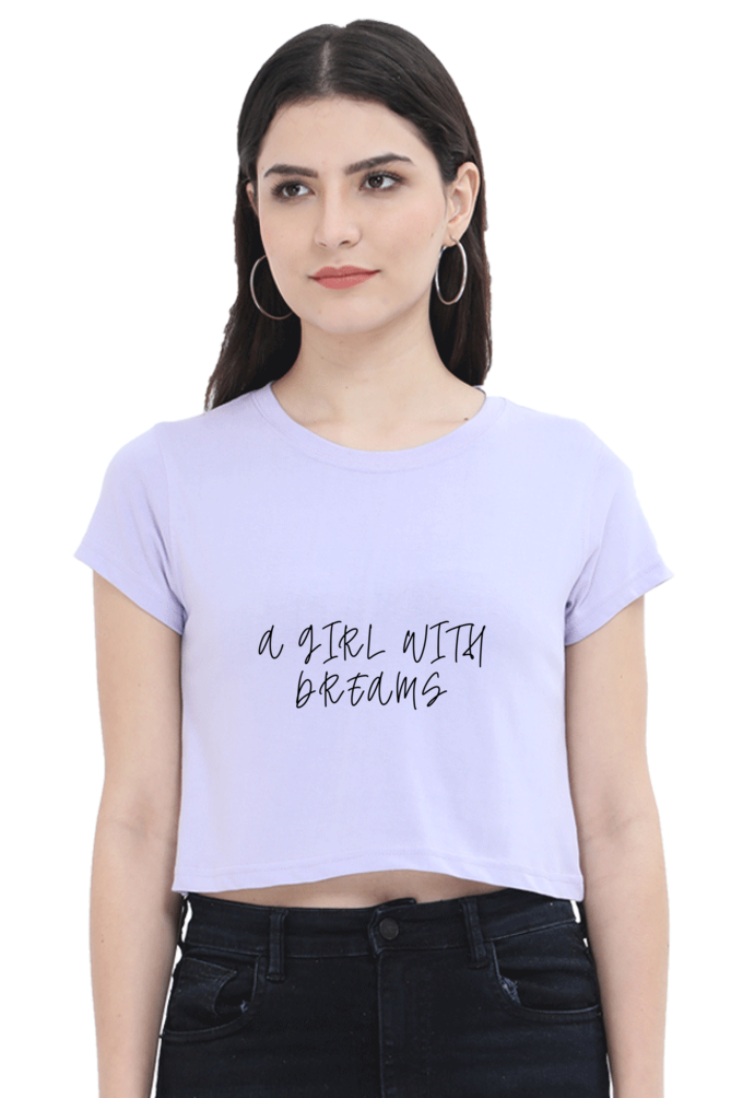 Girl With Dreams Crop Top