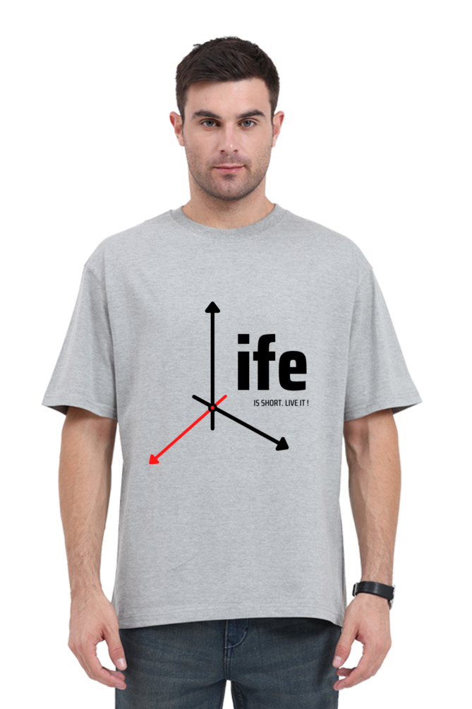 Life Is Short Oversized Classic T-Shirt