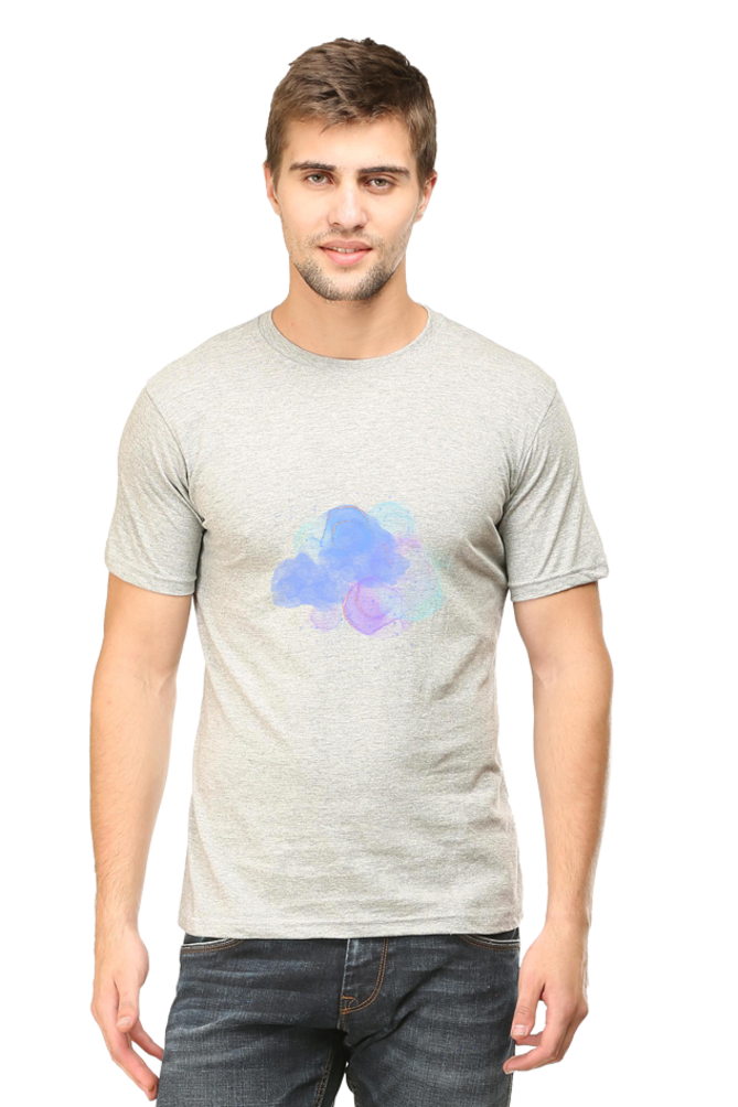 Color Splash Round Neck Classic T-Shirt