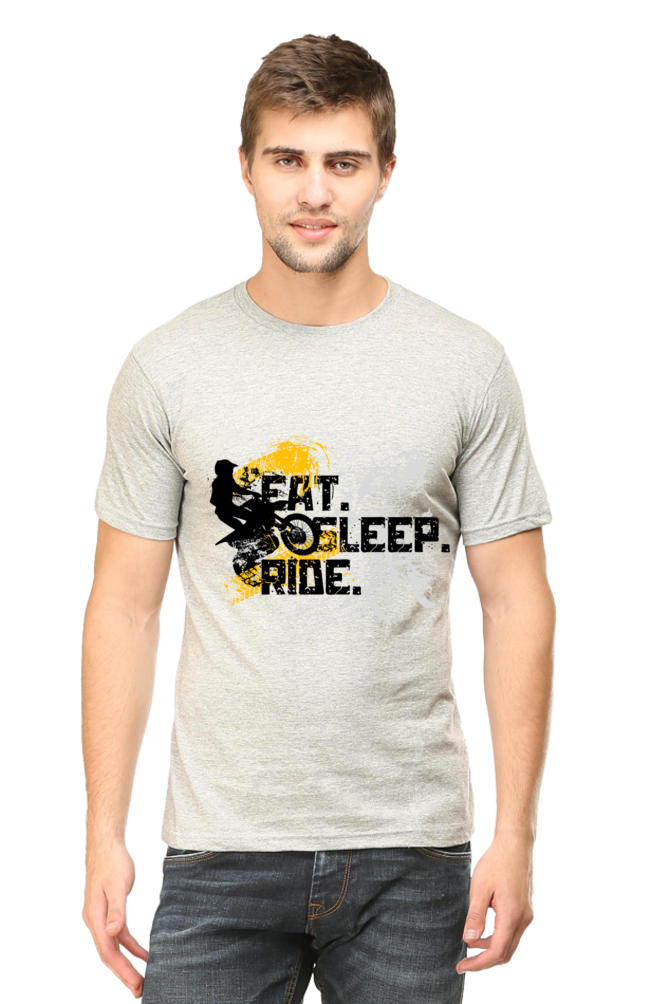 Eat Sleep Ride Round Neck Classic T-Shirt