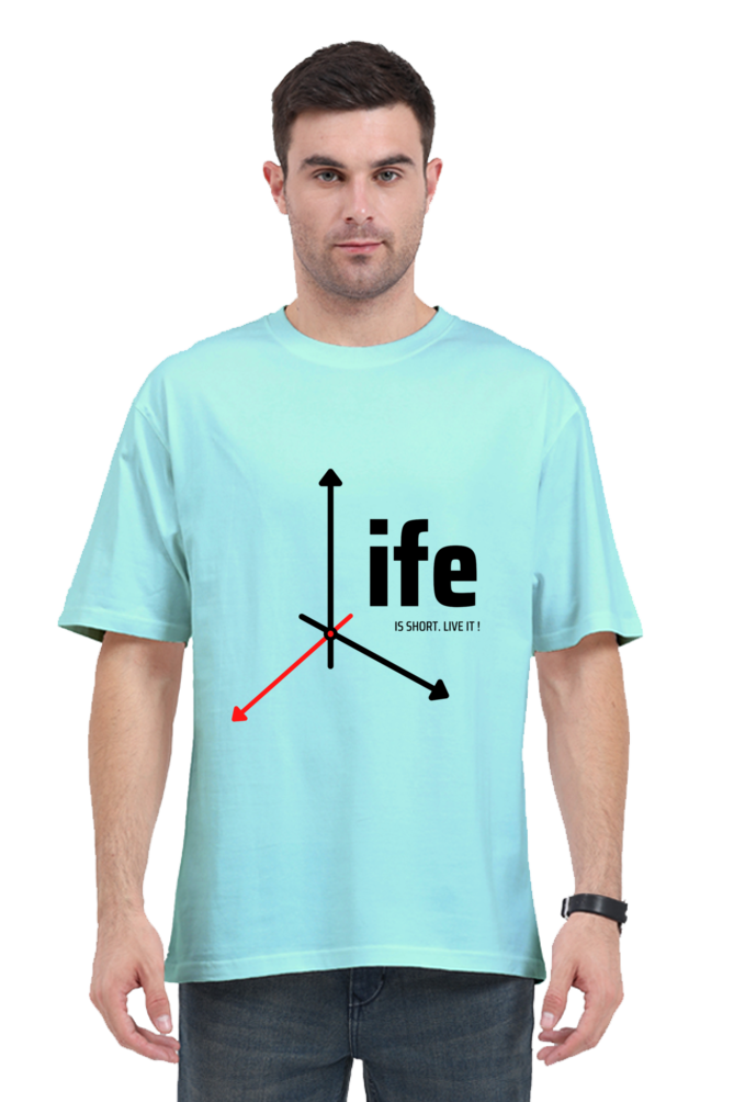 Life Is Short Oversized Classic T-Shirt