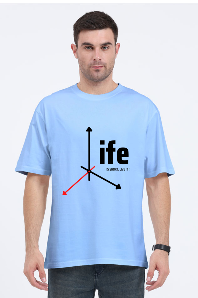 Life Is Short Oversized Classic T-Shirt