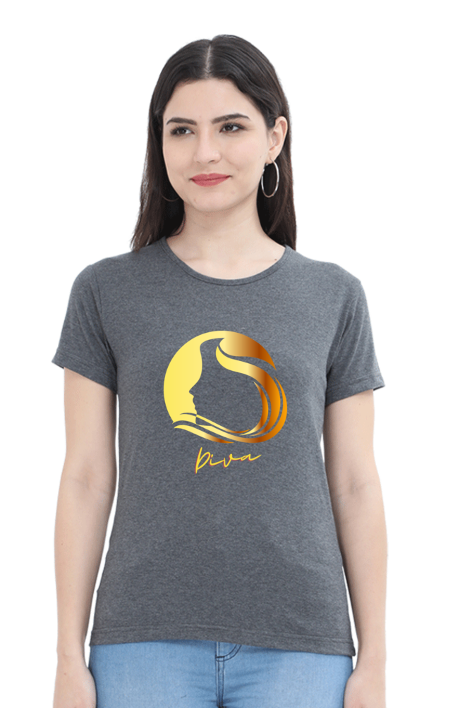 Diva Female Round Neck T-Shirt