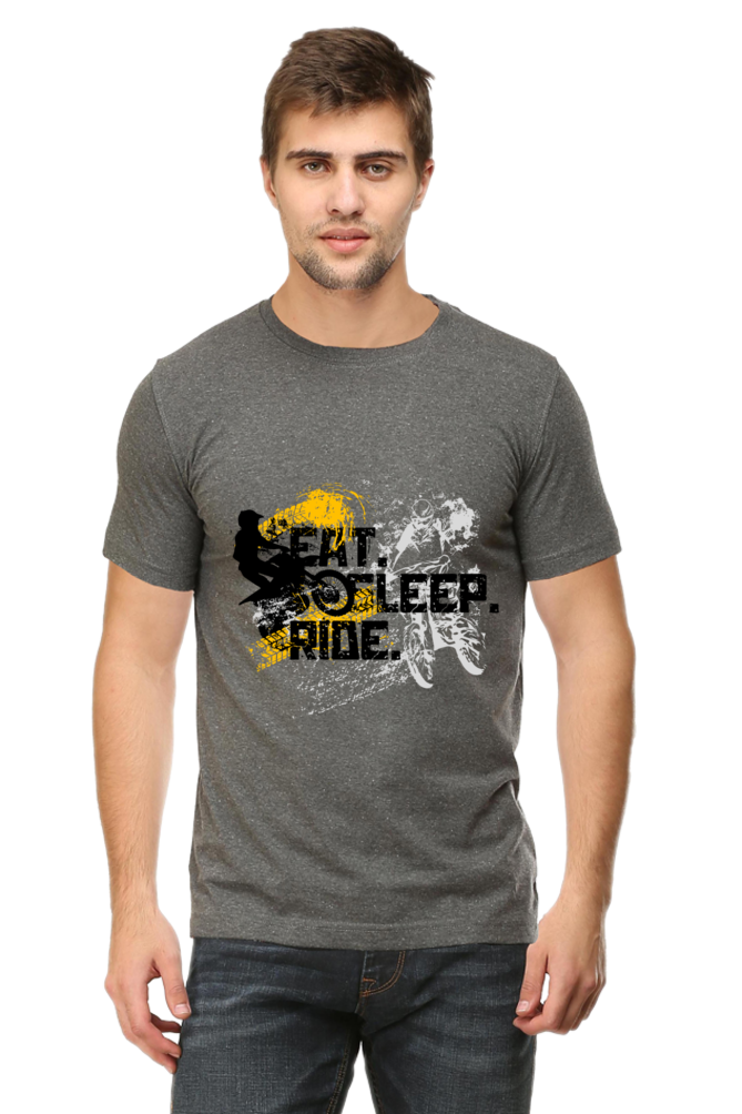 Eat Sleep Ride Round Neck Classic T-Shirt