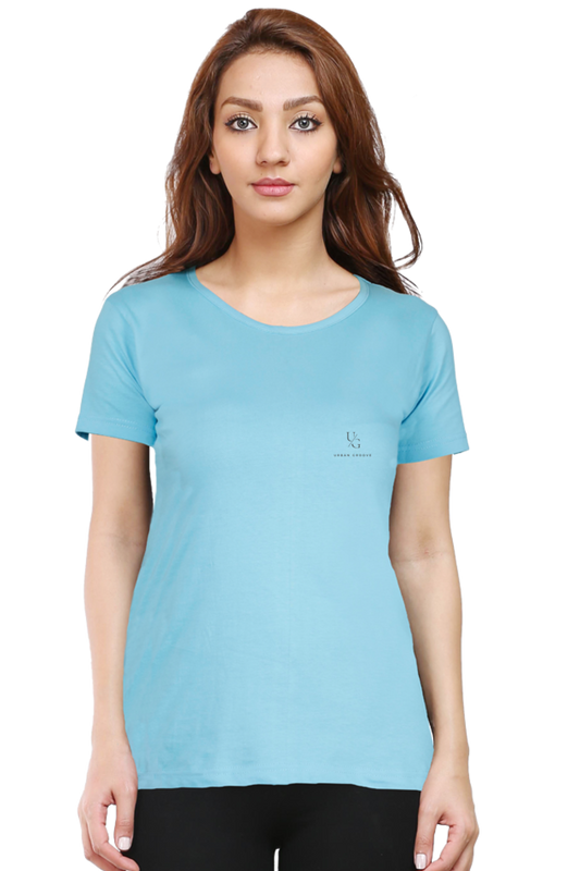 Round Neck Solids Sky Blue