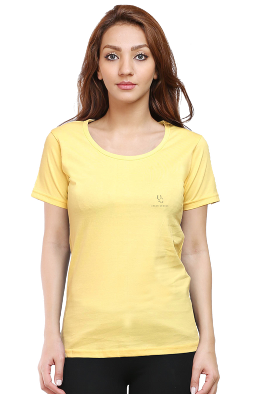 Round Neck Solids Yellow