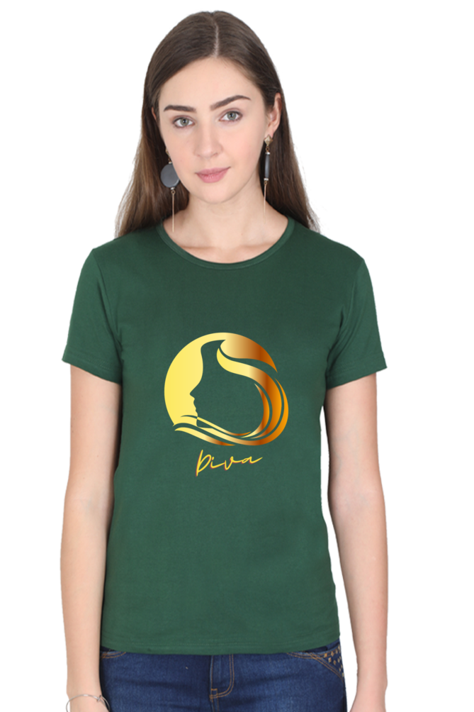 Diva Female Round Neck T-Shirt