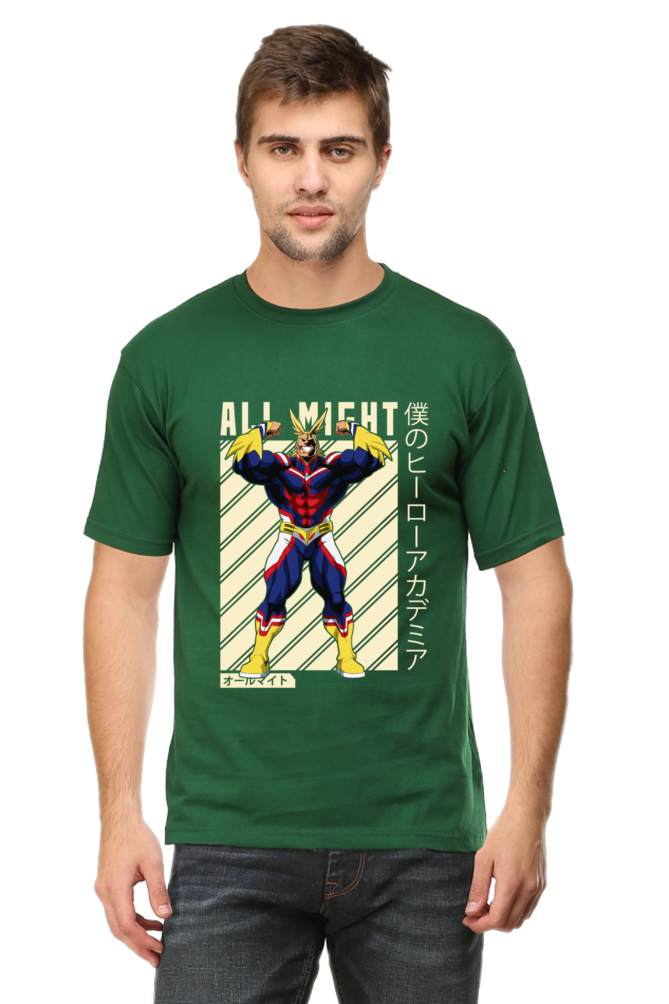 All Might Round Neck T-Shirt