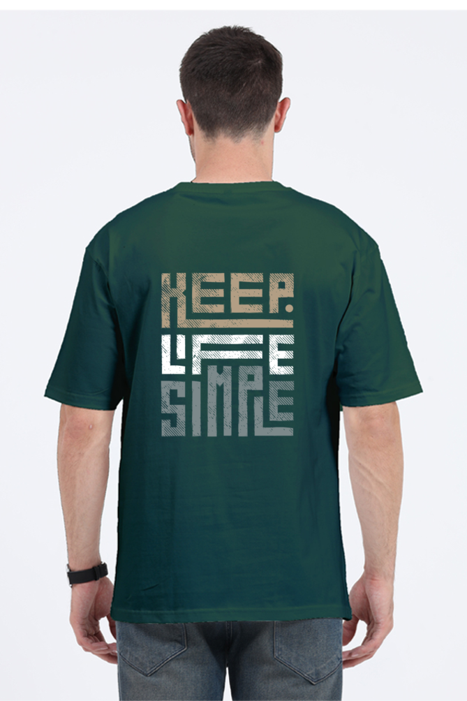 Keep Life Simple Oversized Classic T-Shirt