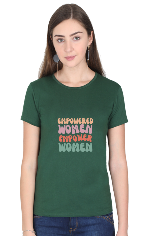 Empowered Women Round Neck T-Shirt