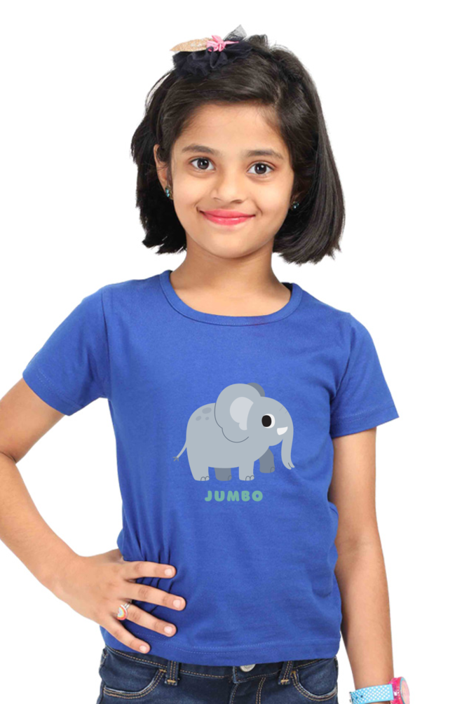 Girls Round Neck Jumbo