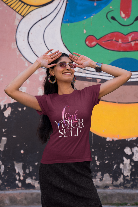 Love Yourself Round Neck Classic T-Shirt