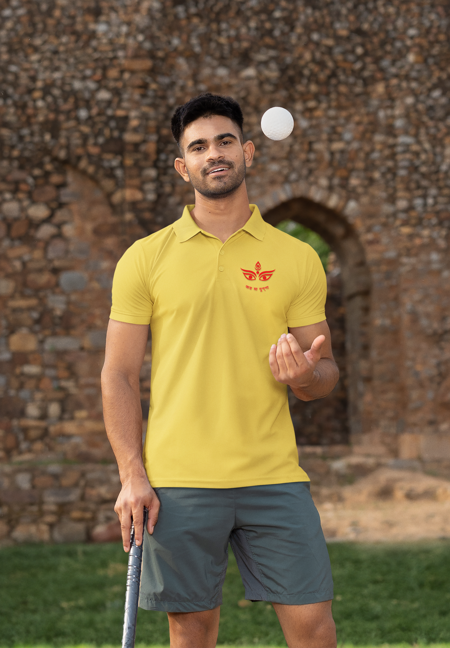 Ma Durga Dugga Dugga Polo T-Shirt