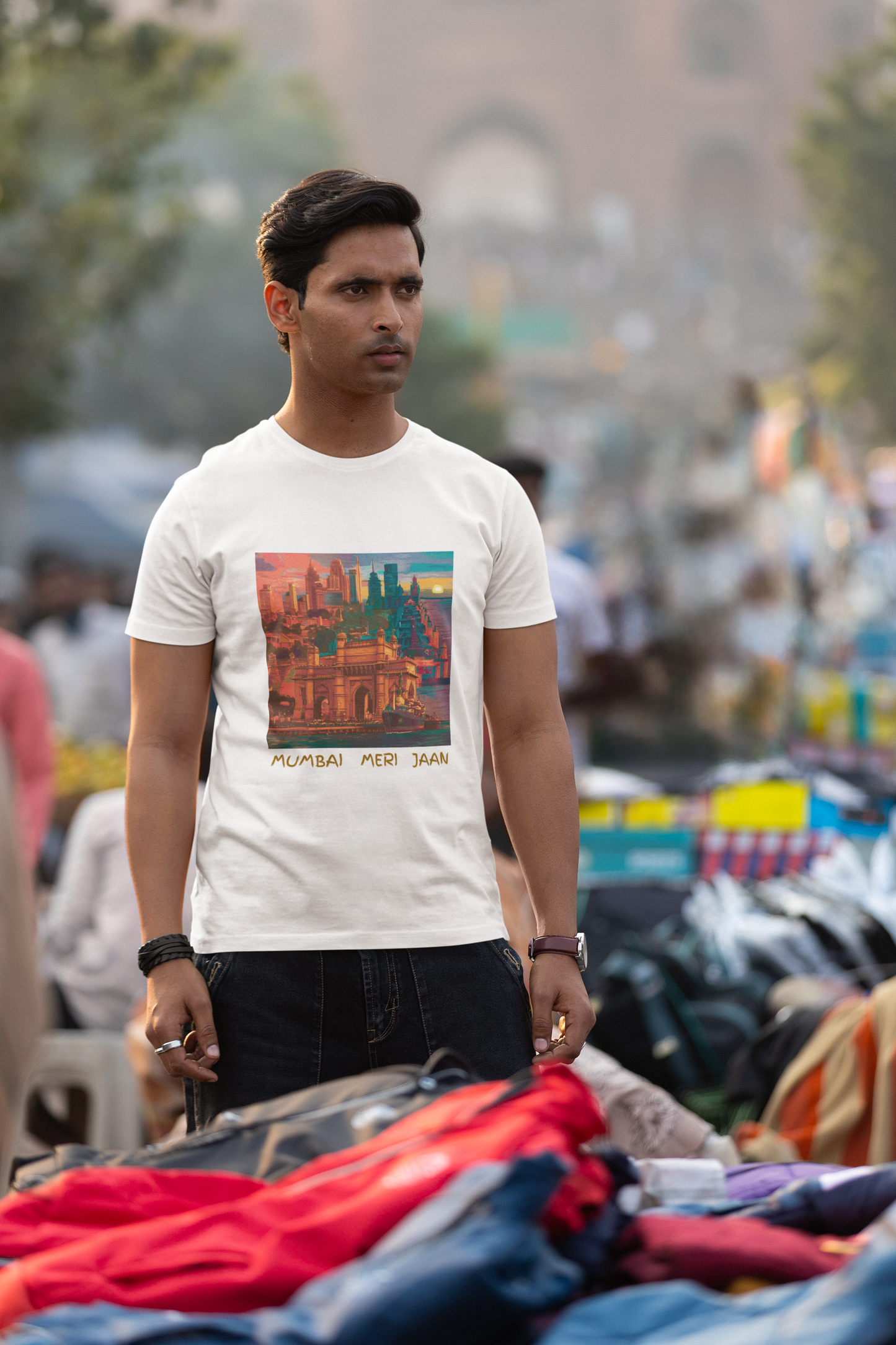 Mumbai Meri Jaan Round Neck T-Shirt