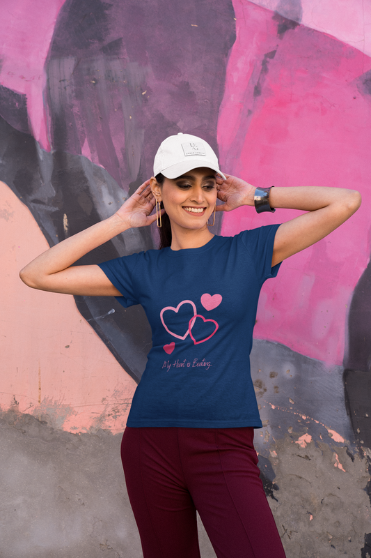 My Heart Is Beating Round Neck T-Shirt