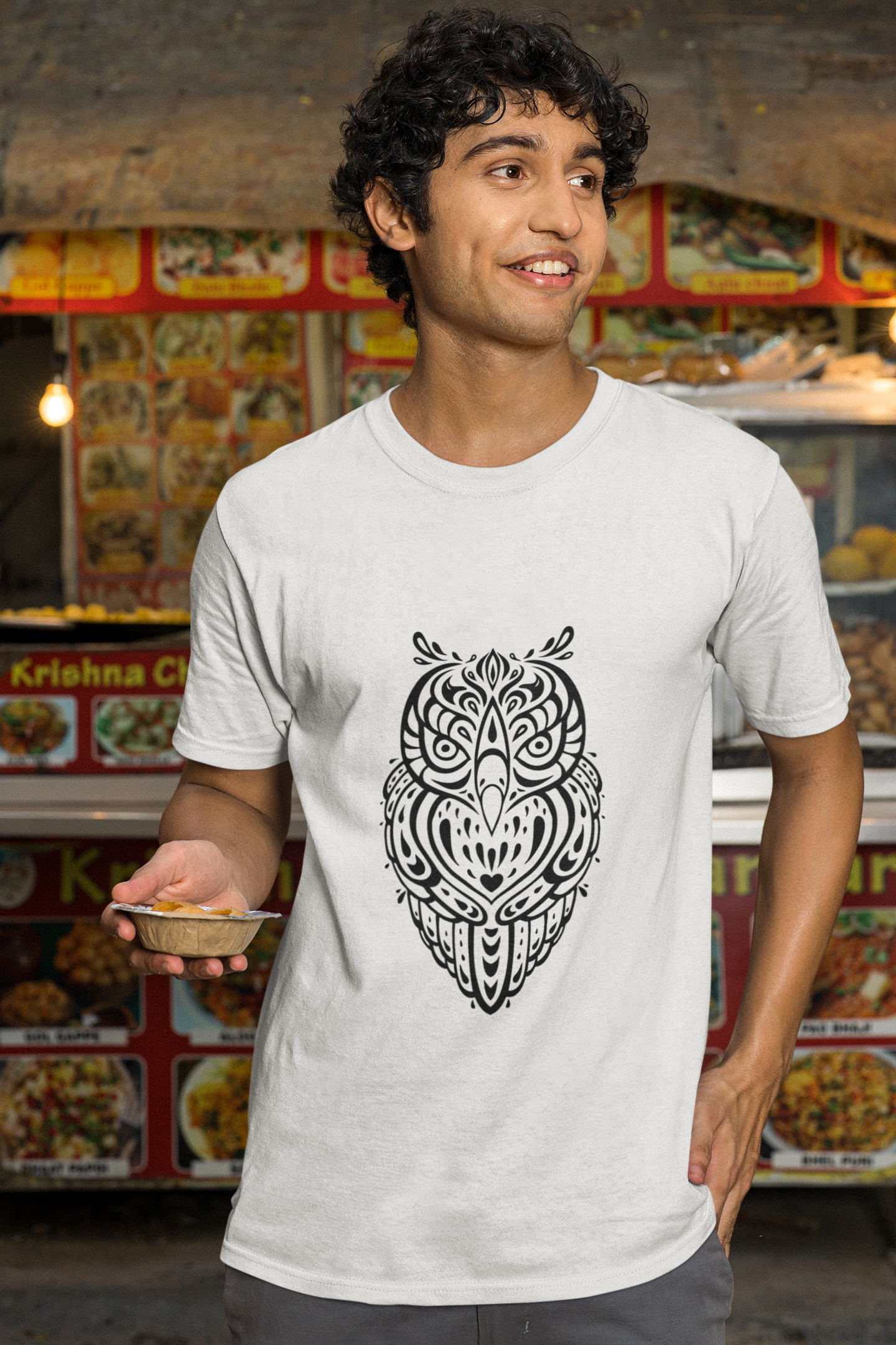 Owl Round Neck Classic T-Shirt