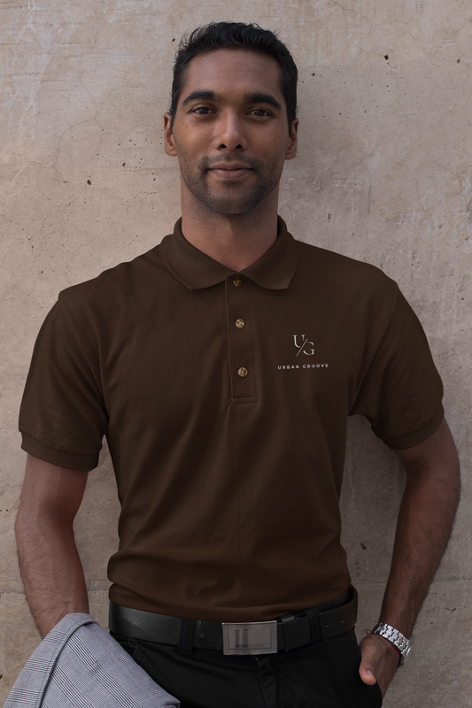 Polo T-Shirt Urban Groove Coffee Brown