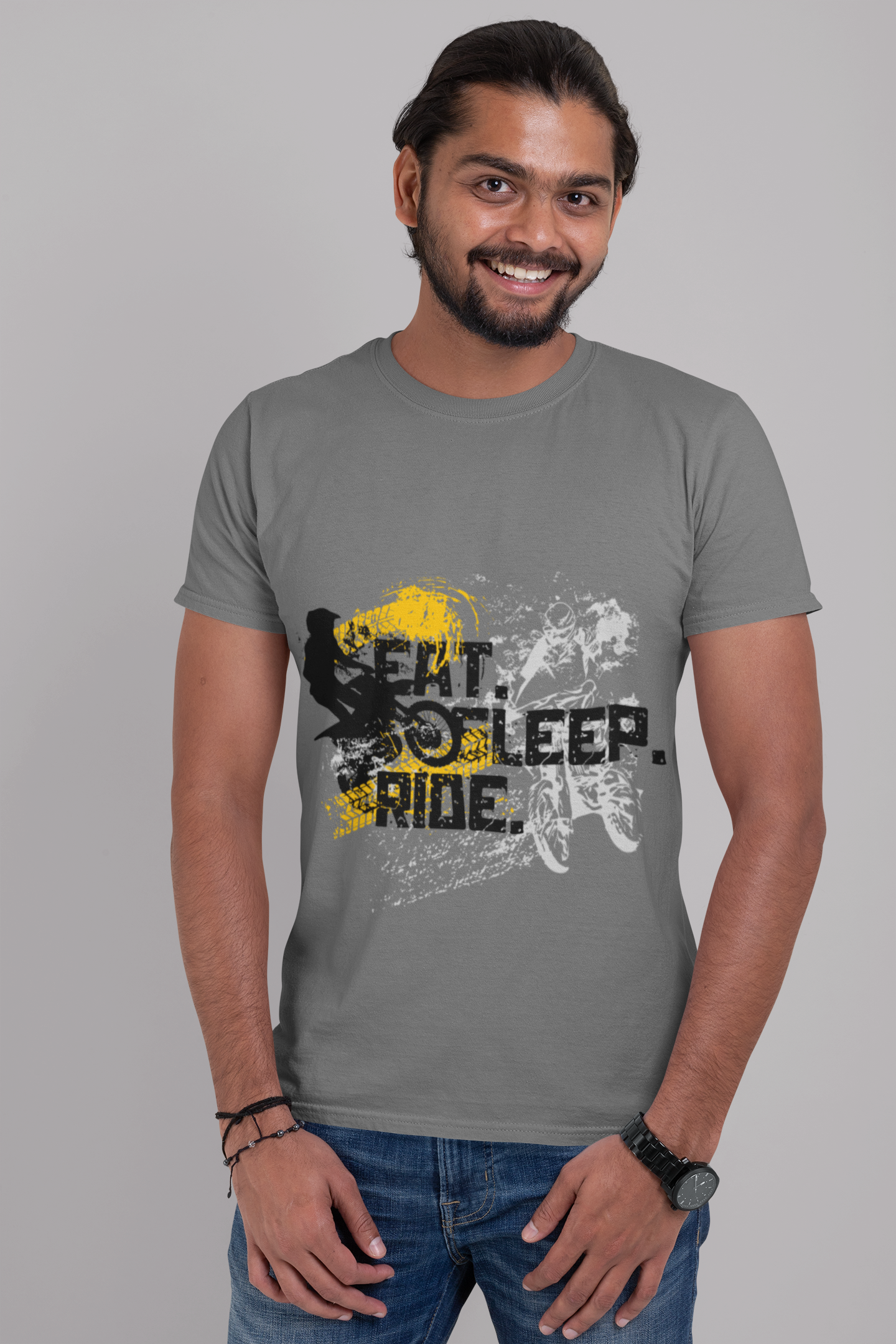 Eat Sleep Ride Round Neck Classic T-Shirt