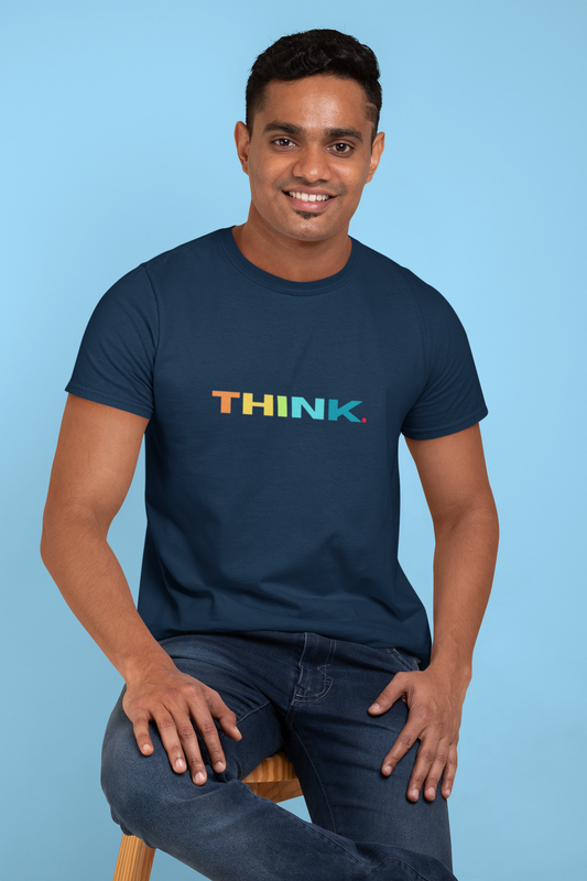 THINK Round Neck Classic T-Shirt