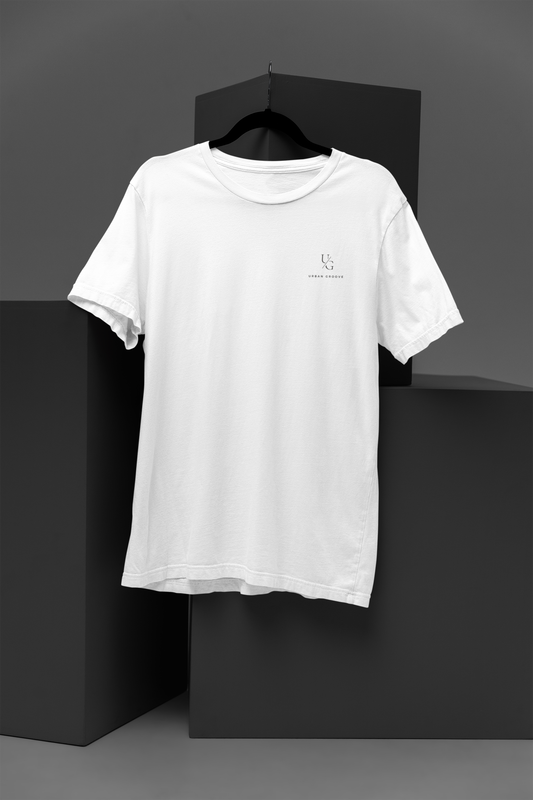 Round Neck Solid White