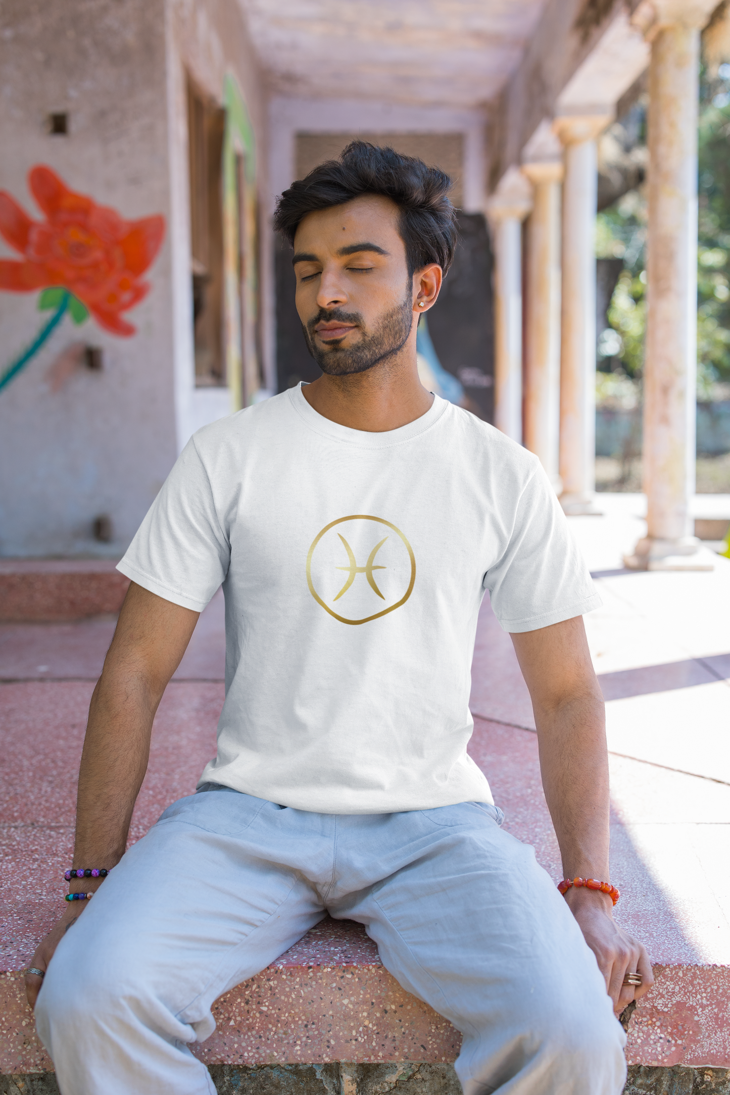 Zodiac Pisces Round Neck Classic T-Shirt